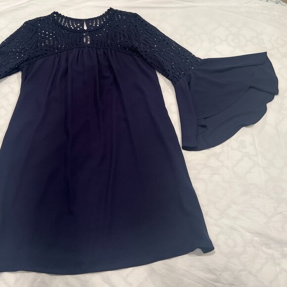 NWOT Lilly Pulitzer Amenna Bell Sleeve Lace Size 14 - Picture 7 of 9